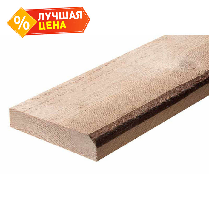Доска обрезная естественной влажности 25х150х6000 сорт 3-4